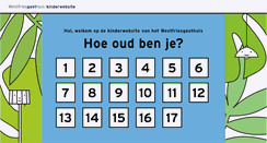 Desktop Screenshot of kinderwebsite.westfriesgasthuis.nl