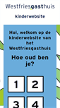 Mobile Screenshot of kinderwebsite.westfriesgasthuis.nl